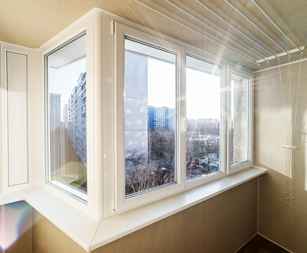 Какие окна выбрать для остекления балкона