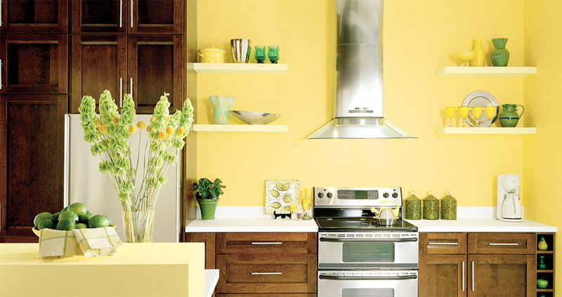 Выбор цвета для интерьера кухни
