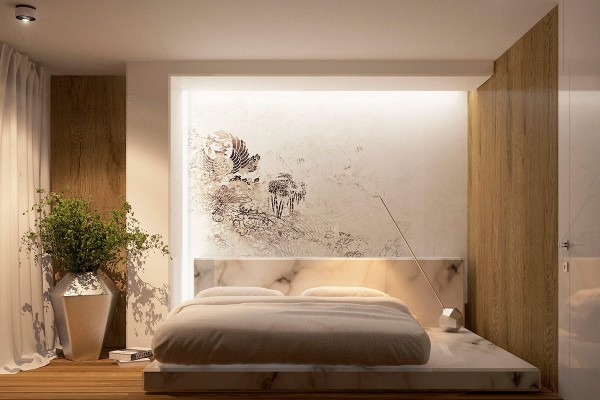 Живопись в дизайне интерьера спальни