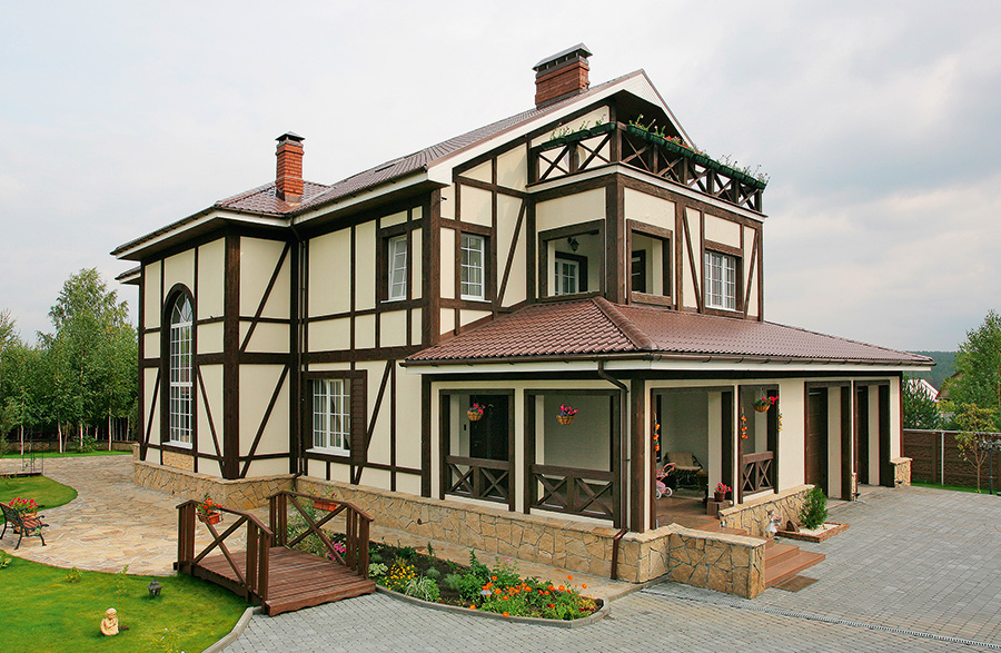 Дом с интерьером в немецком стиле
