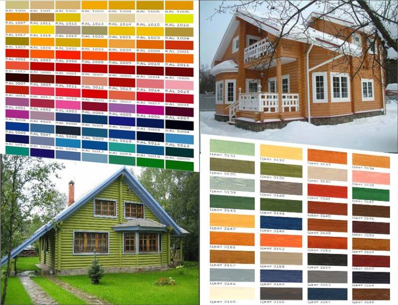 1 Чем покрасить деревянный дом снаружи