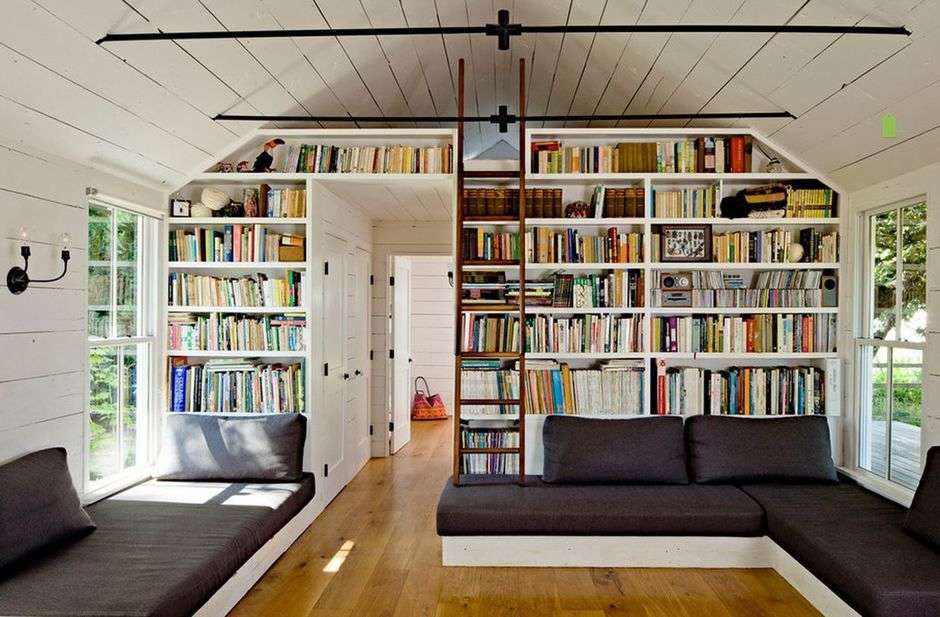 Уютное место для чтения в интерьере